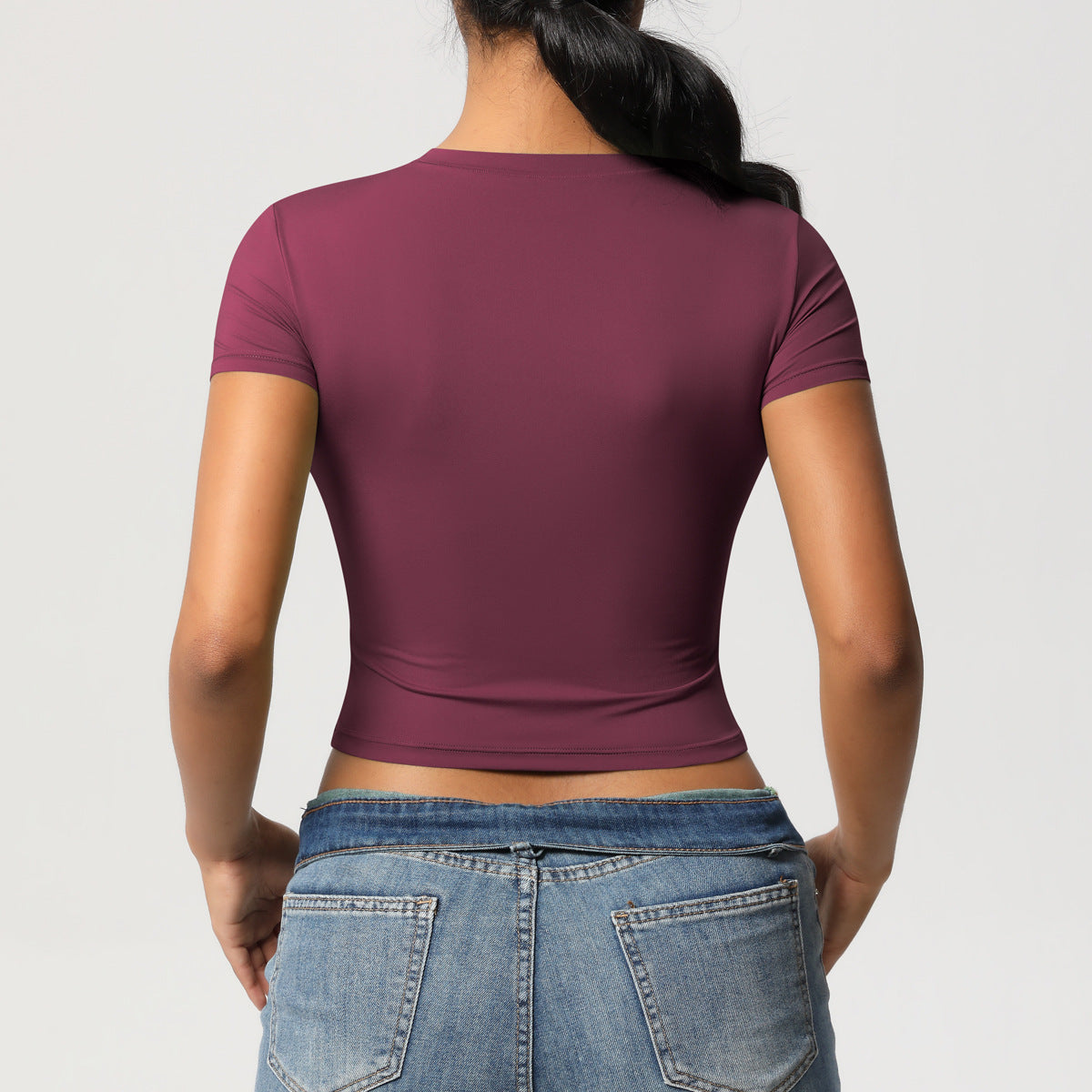 Crewneck Cropped T-Shirt