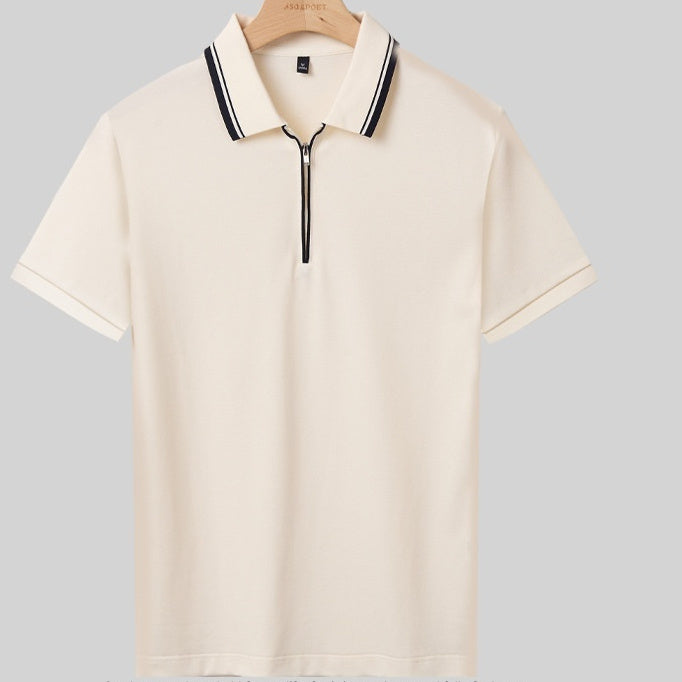 Men's Casual Polo Shirt – Short Sleeve Lapel Shirt