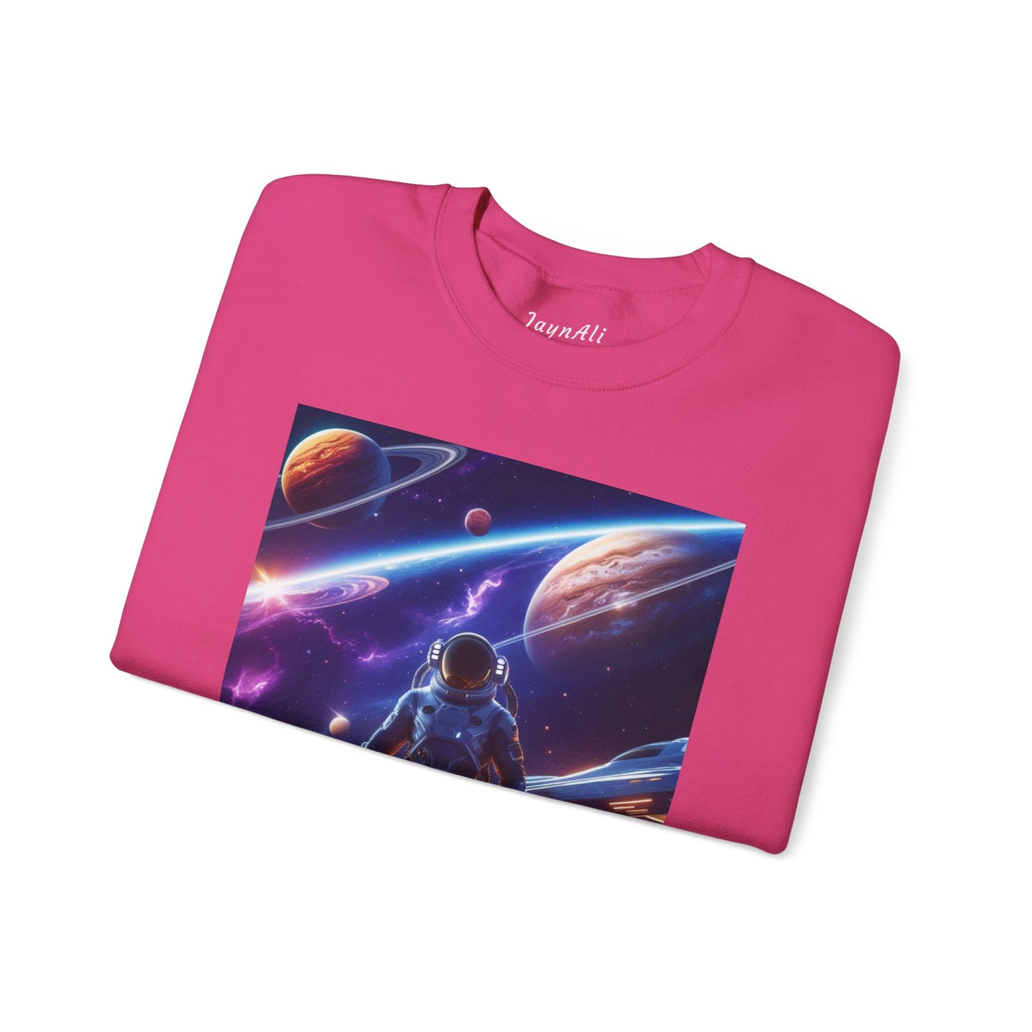 Cosmic Explorer Crewneck Sweatshirt - Space Design, Gift for Astronomy Lovers