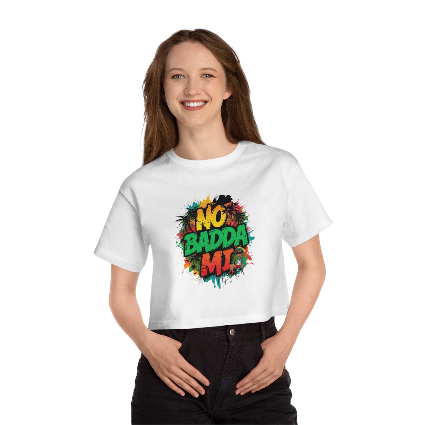 No Badda Mi Cropped T-Shirt — Champion Women's Heritage