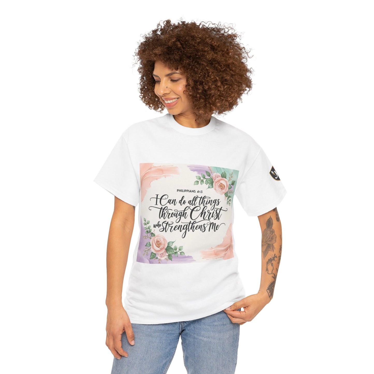 Floral Inspirational Tee