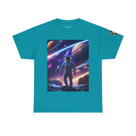 Space Scene Unisex Heavy Cotton Tee
