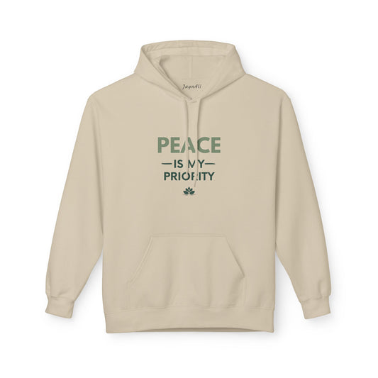 Peace Priority Hoodie - Unisex Midweight Softstyle Fleece Hoodie