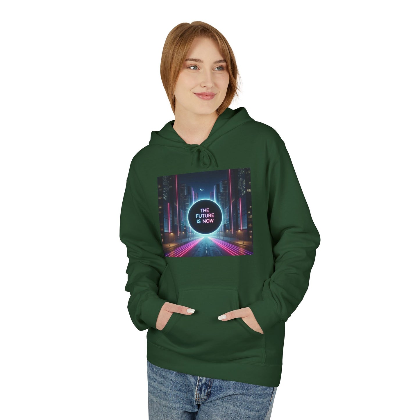 The Future Is Now Unisex Softstyle Hoodie