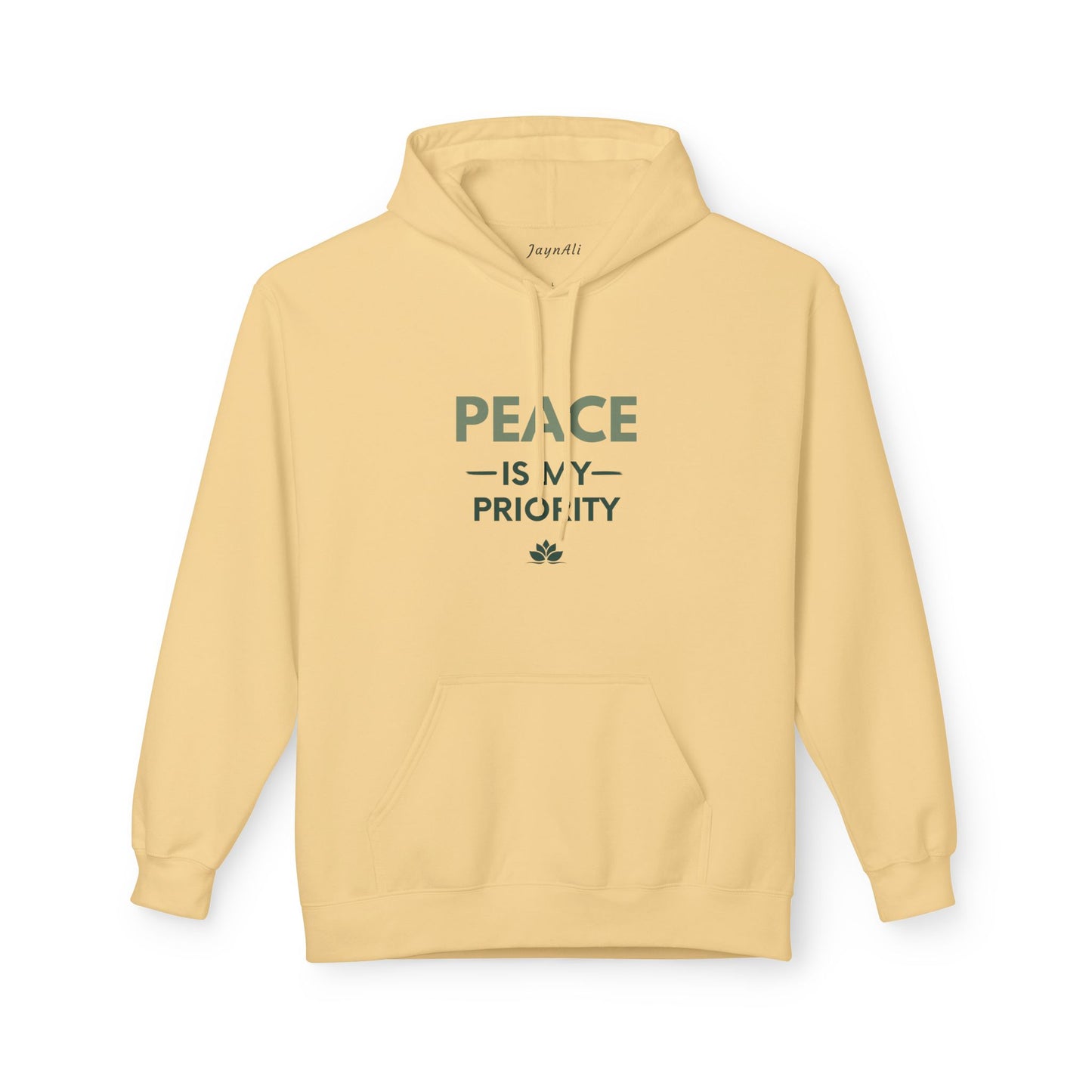 Peace Priority Hoodie - Unisex Fleece Sweatshirt