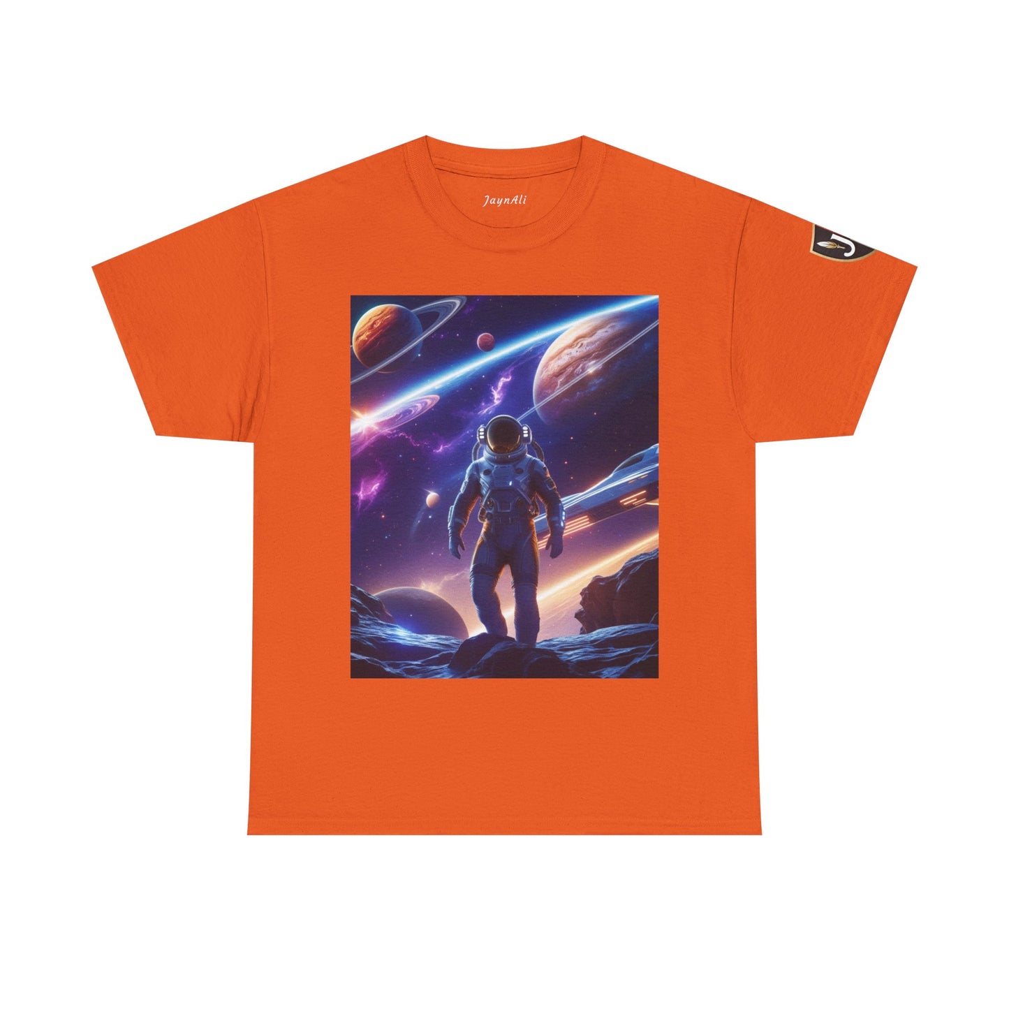 Space Scene Unisex Heavy Cotton Tee