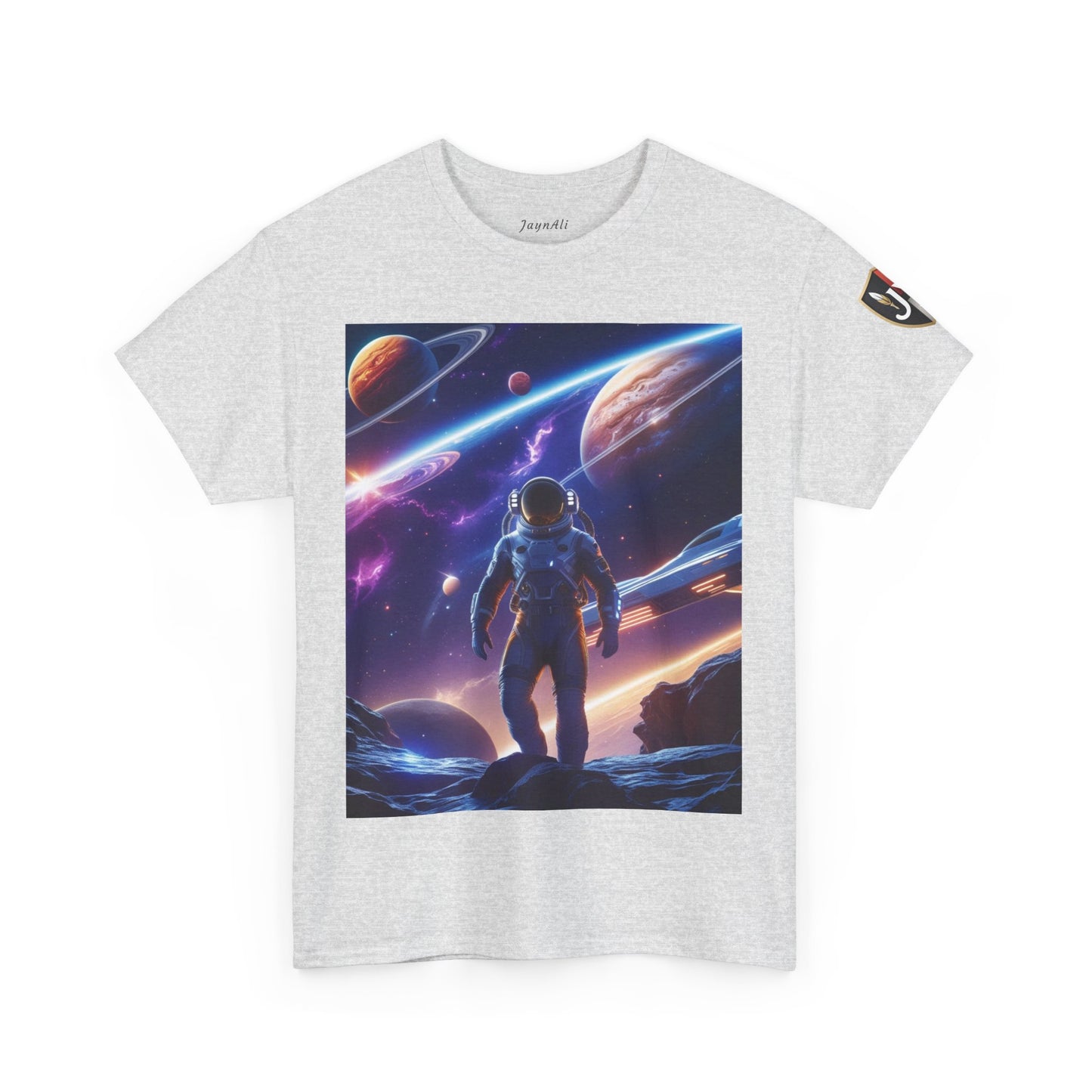 Space Scene Unisex Heavy Cotton Tee