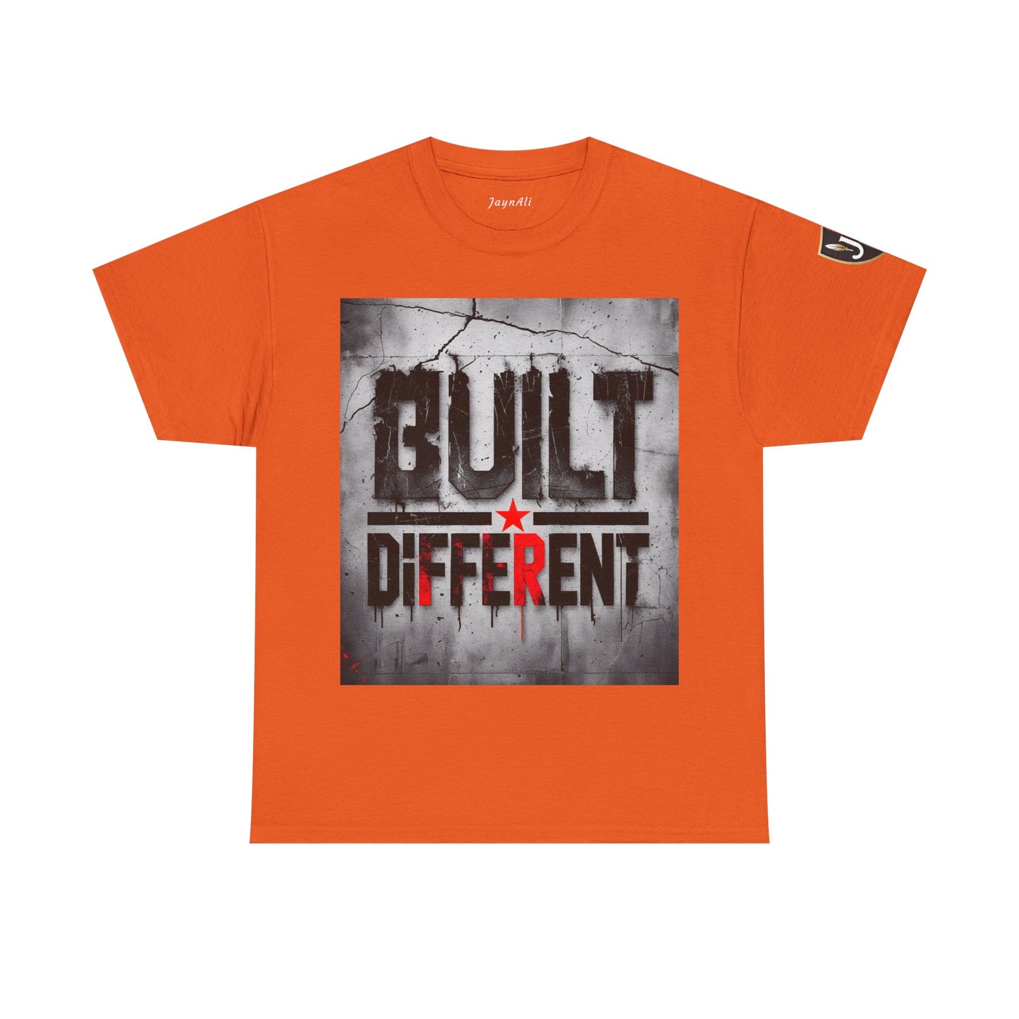 Graphic Tee - Built Different, Motivational Shirt for Him or Her
