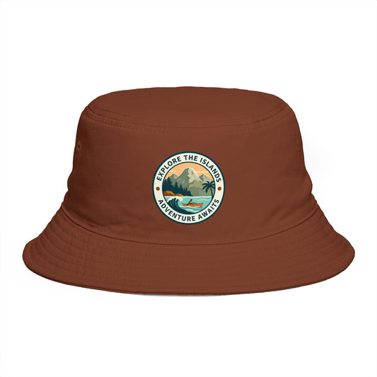Explore the Islands Bucket Hat — Adventure Awaits Outdoor Travel Hat