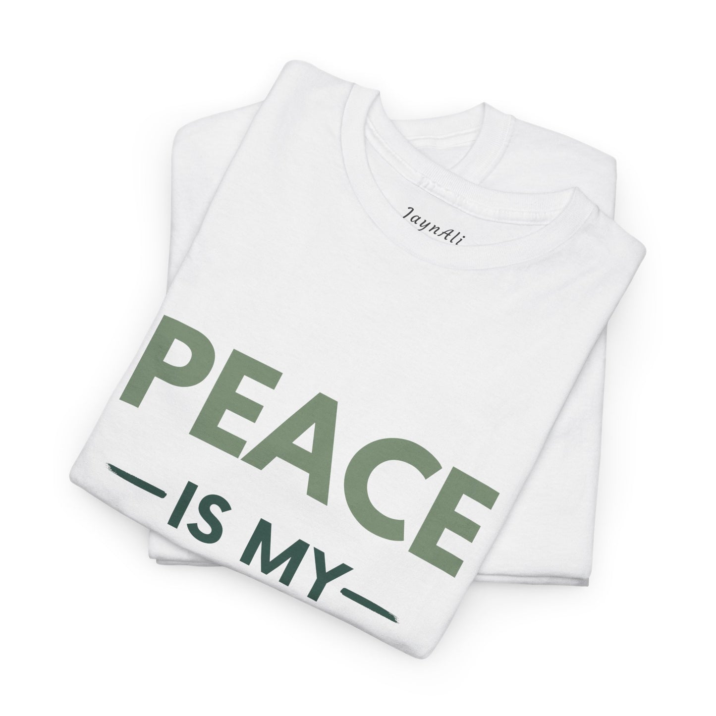 Peace is My Priority Unisex Heavy Cotton Tee, Relaxed Fit T-Shirt, Mindfulness Shirt, Gift for Meditation Lovers