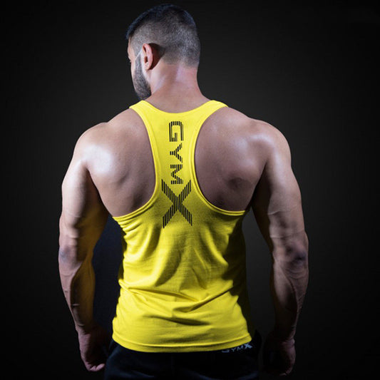 Men’s Quick-Dry Backless Gym Vest – Loose Fit, Breathable, Moisture-Wicking