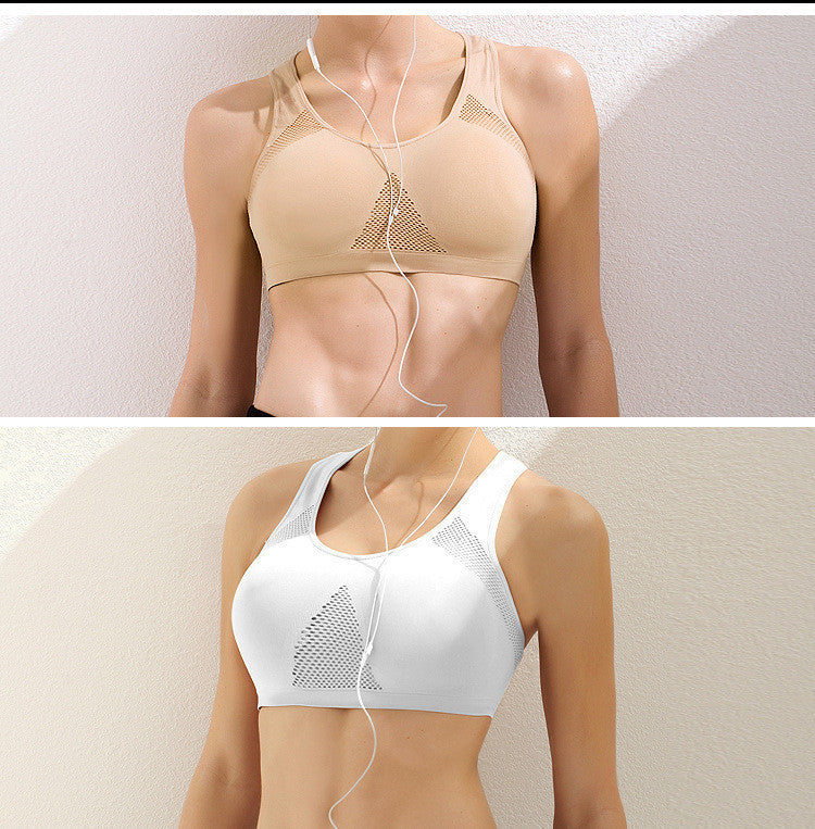 Hollow Sweat-Absorbent Quick-Drying Sports Bra