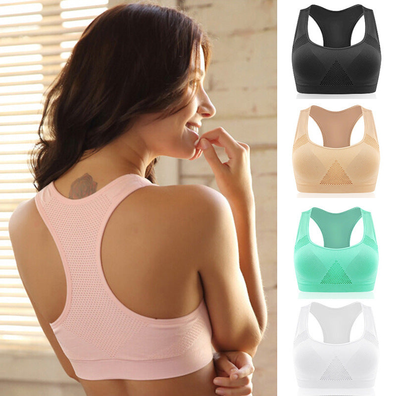 Hollow Sweat-Absorbent Quick-Drying Sports Bra