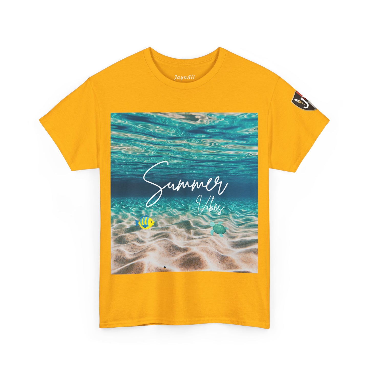 Summer Vibe Graphic Tee - Unisex Heavy Cotton Shirt for Him or Her