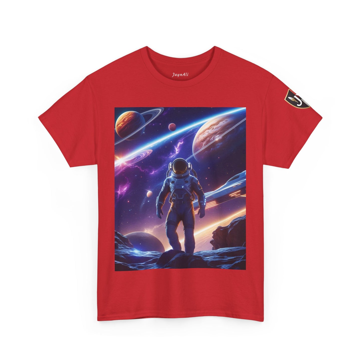 Space Scene Unisex Heavy Cotton Tee