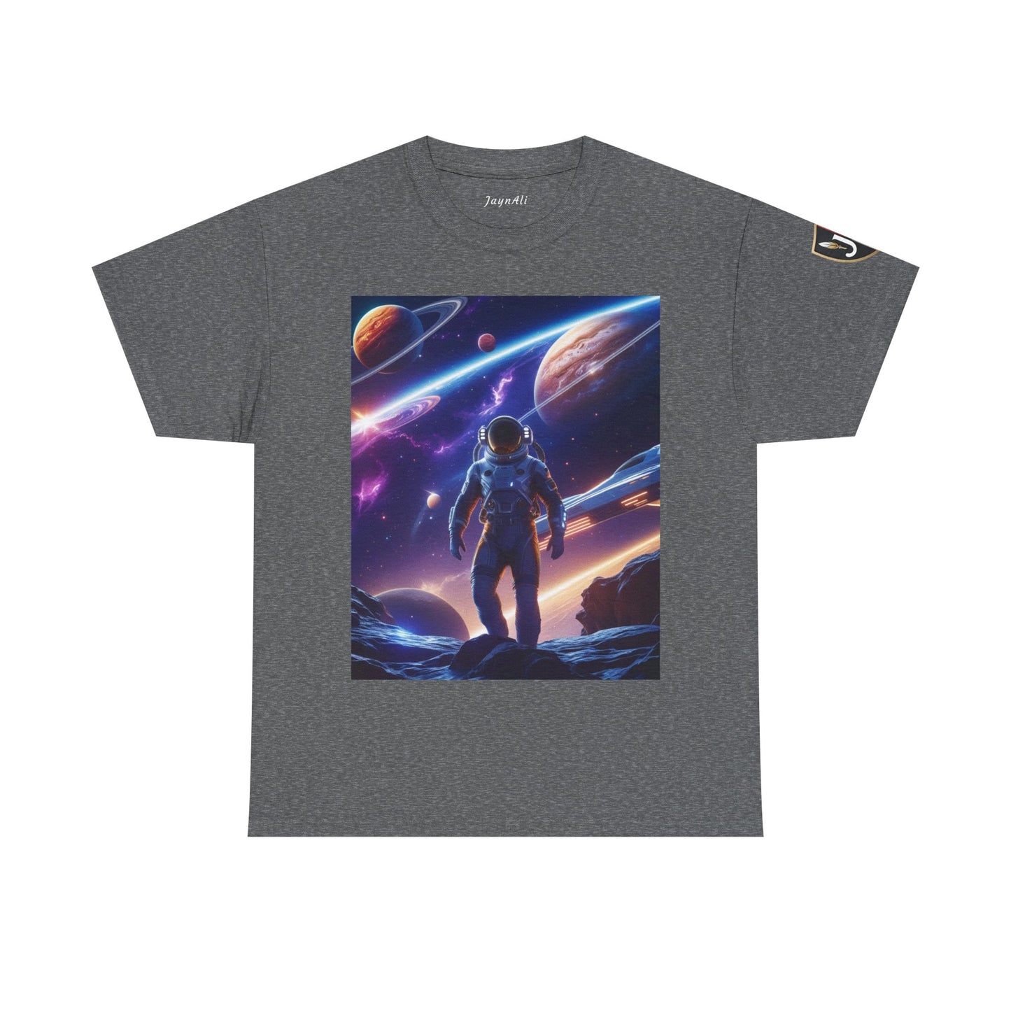 Space Scene Unisex Heavy Cotton Tee