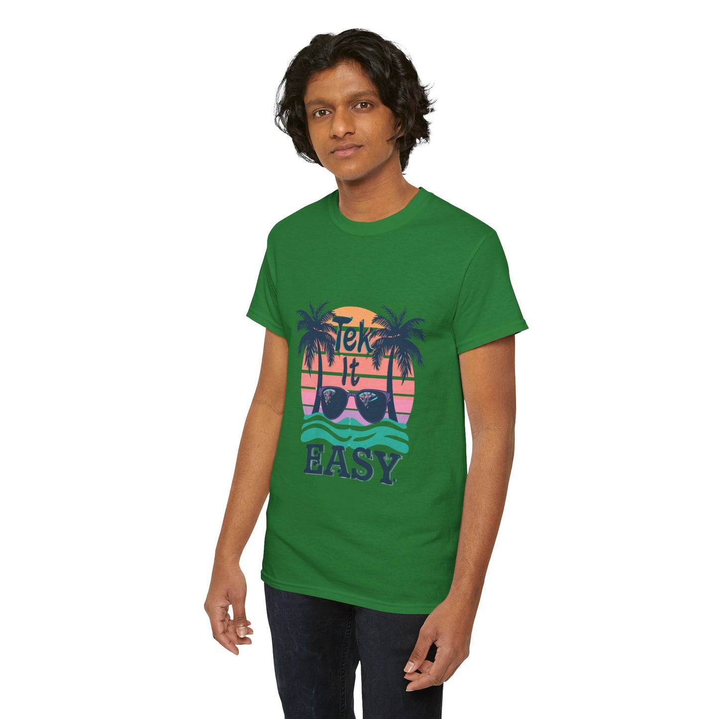 Tek It Easy T-Shirt — Funny Relaxed Vibe Tee