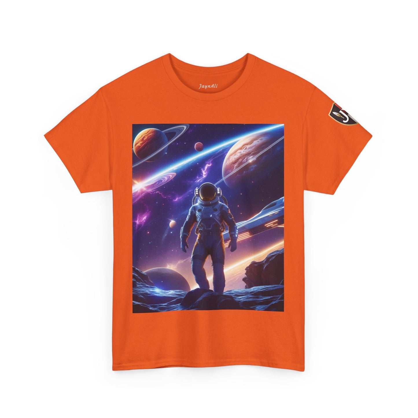 Space Scene Unisex Heavy Cotton Tee