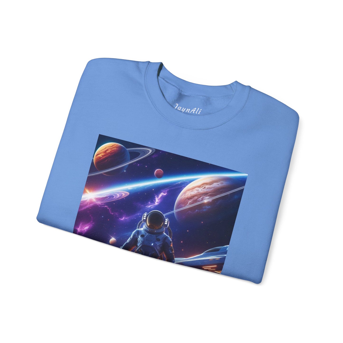 Cosmic Explorer Crewneck Sweatshirt - Space Design, Gift for Astronomy Lovers