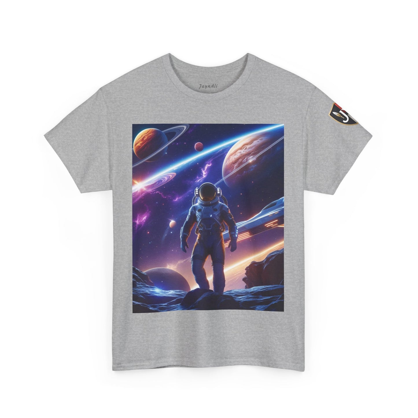 Space Scene Unisex Heavy Cotton Tee