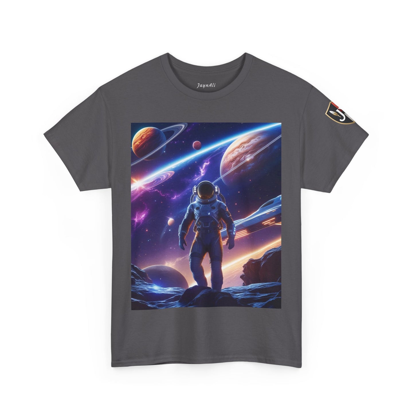 Space Scene Unisex Heavy Cotton Tee
