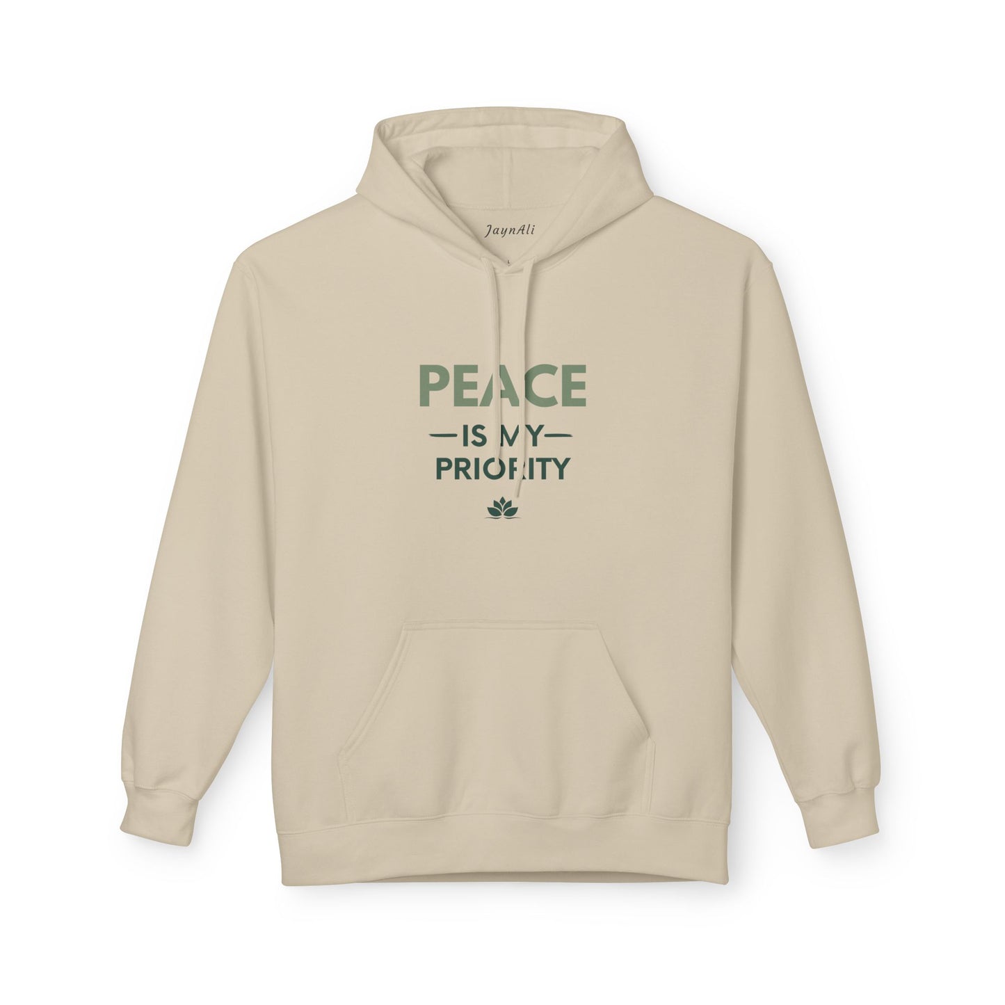 Peace Priority Hoodie - Unisex Fleece Sweatshirt