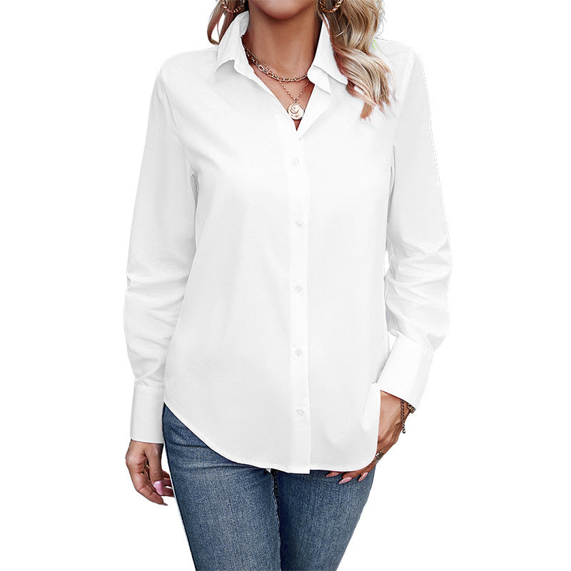 Women's Loose Fit Long Sleeve Shirt – Effortless Everyday Style