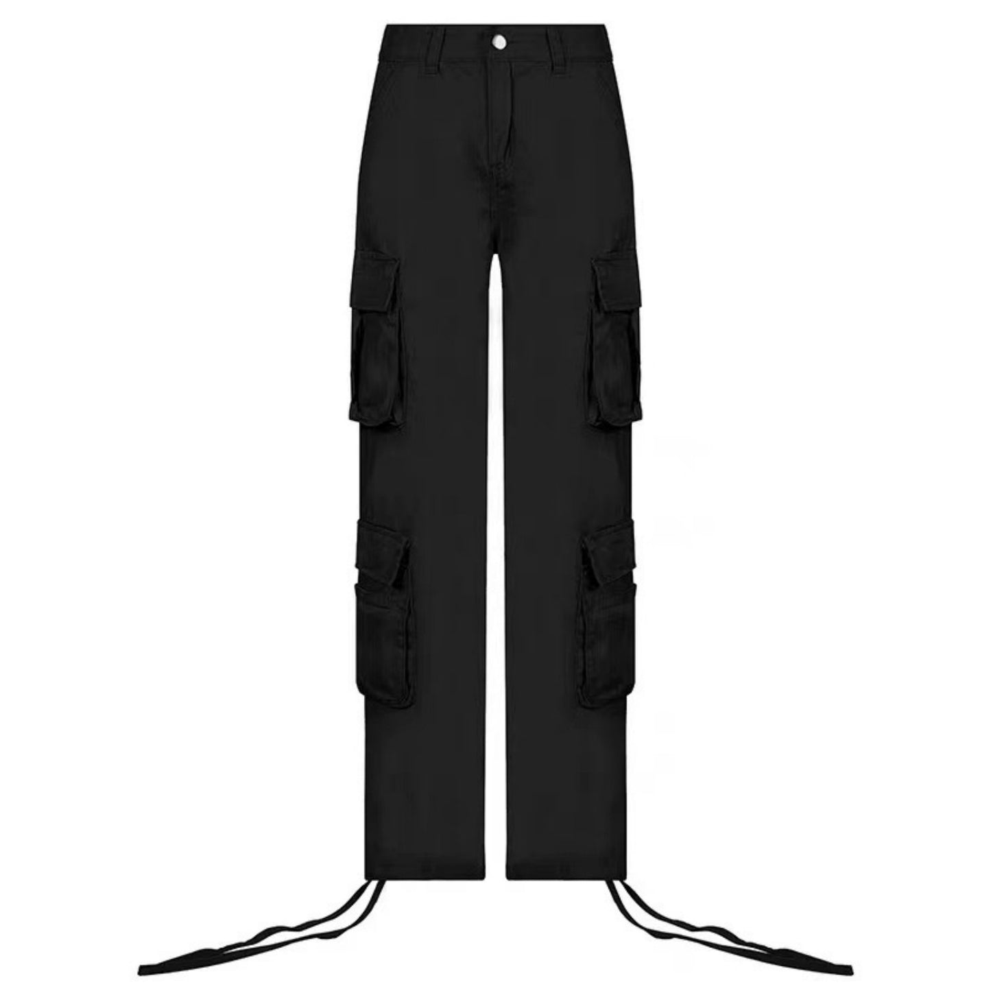 Trendy Workwear Denim Casual Pants – Women's Utility Style