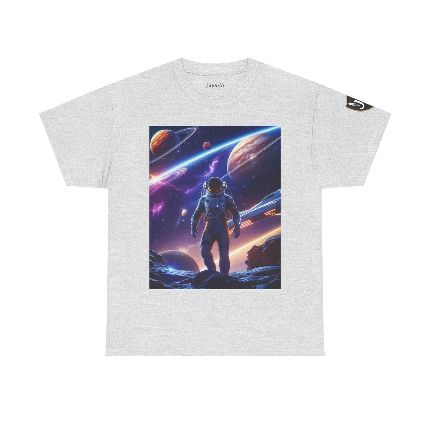 Space Scene Unisex Heavy Cotton Tee