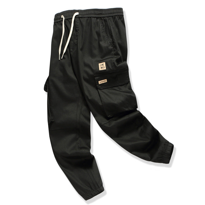 Men’s Fashionable Casual Multi-Bag Utility Pants