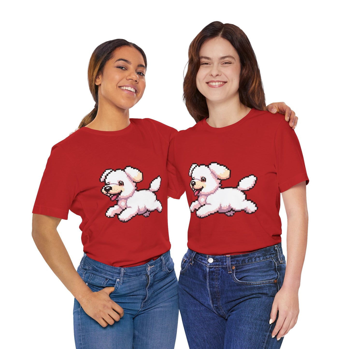 Cute Puppy Graphic Tee, Dog Lover T-Shirt, Gift for Pet Owners, Casual Everyday Wear, Perfect for Birthdays and Animal Lovers