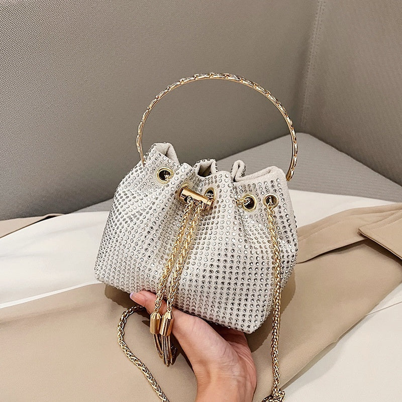 Luxury Shiny Diamond Handbag for Women | Elegant European & American Evening Purse