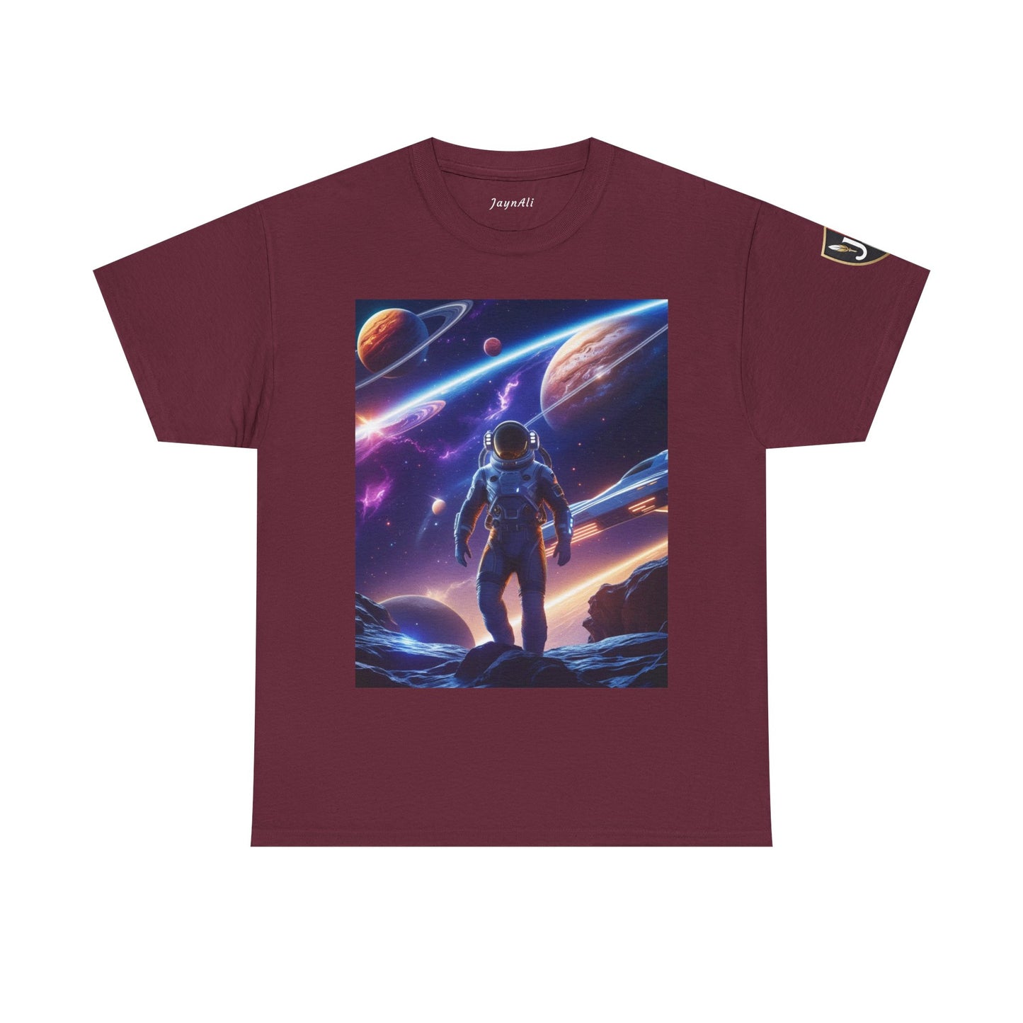 Space Scene Unisex Heavy Cotton Tee