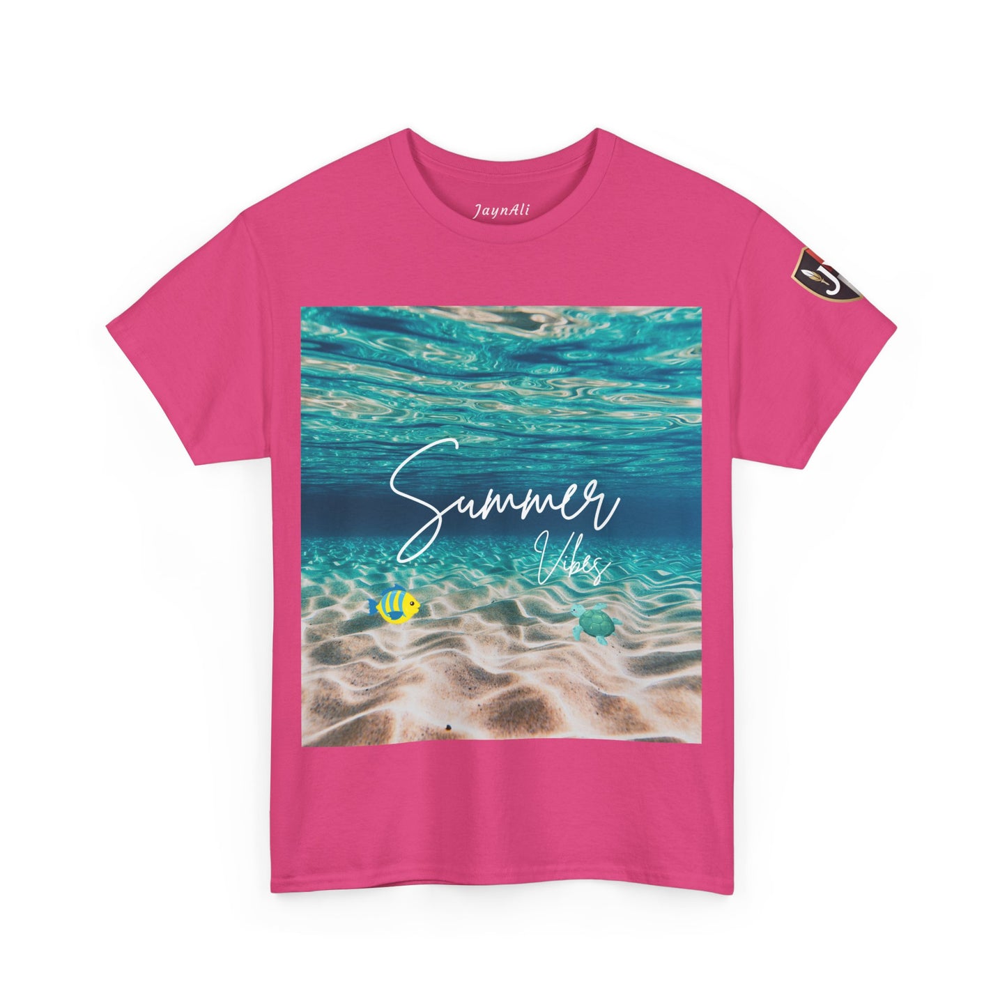 Summer Vibe Graphic Tee - Unisex Heavy Cotton Shirt for Him or Her