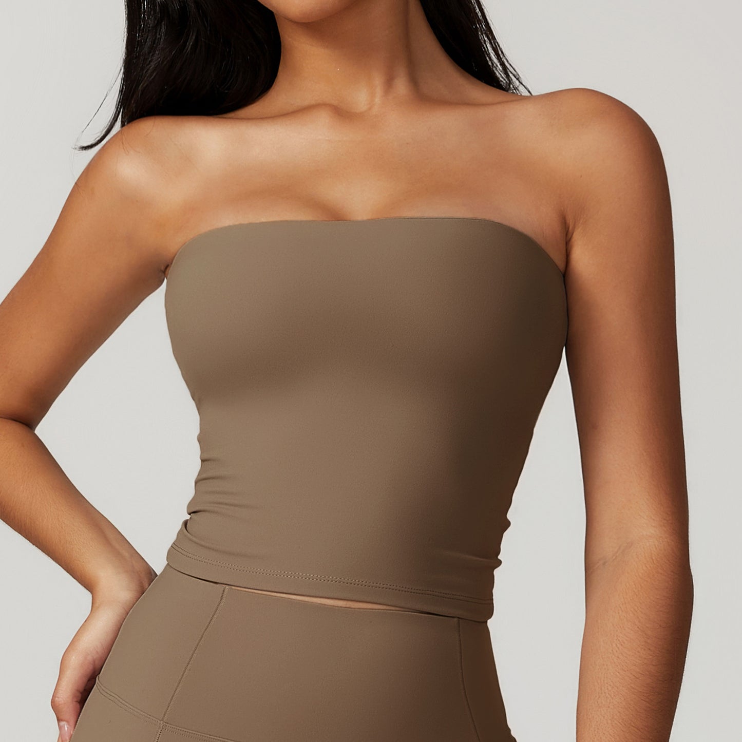 Non-Slip Beauty Back Sports Tube Top