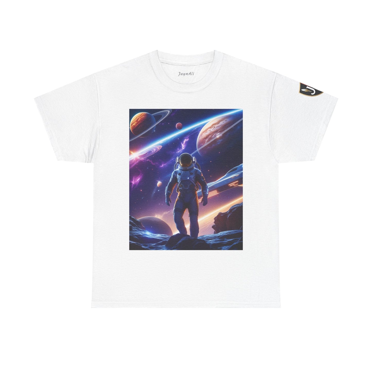 Space Scene Unisex Heavy Cotton Tee