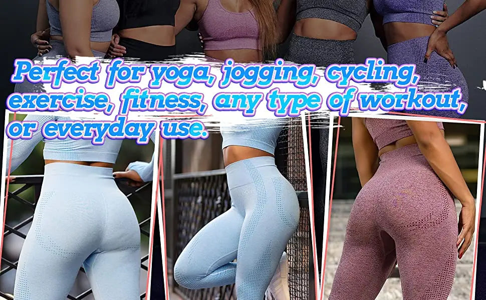 High-Waist Smile Push-Up Leggings – Women's Compression Workout Pants