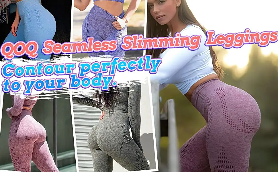 High-Waist Smile Push-Up Leggings – Women's Compression Workout Pants