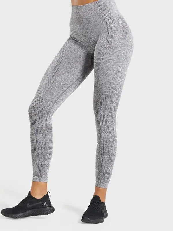 High-Waist Smile Push-Up Leggings – Women's Compression Workout Pants