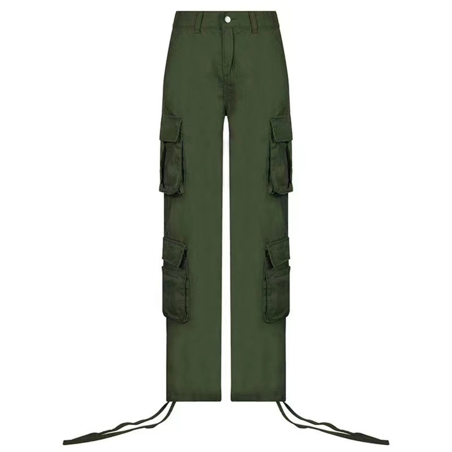 Trendy Workwear Denim Casual Pants – Women's Utility Style