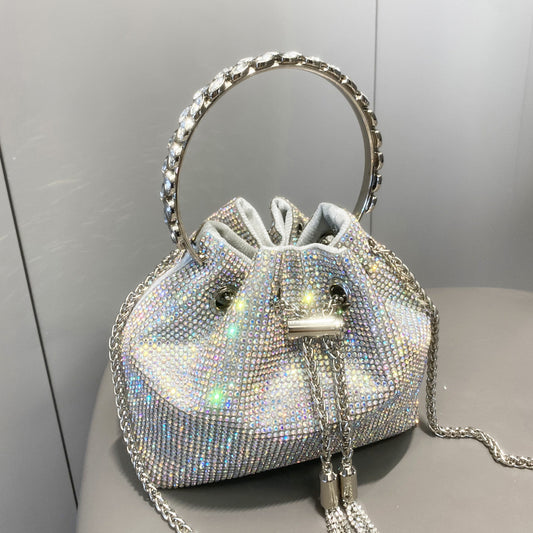 Luxury Shiny Diamond Handbag for Women | Elegant European & American Evening Purse
