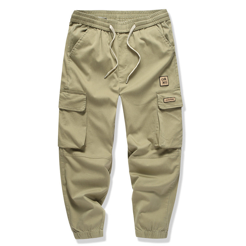 Men’s Fashionable Casual Multi-Bag Utility Pants
