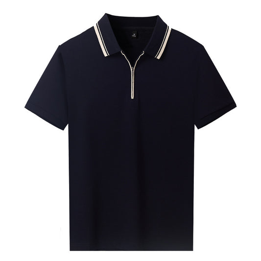 Men's Casual Polo Shirt – Short Sleeve Lapel Shirt