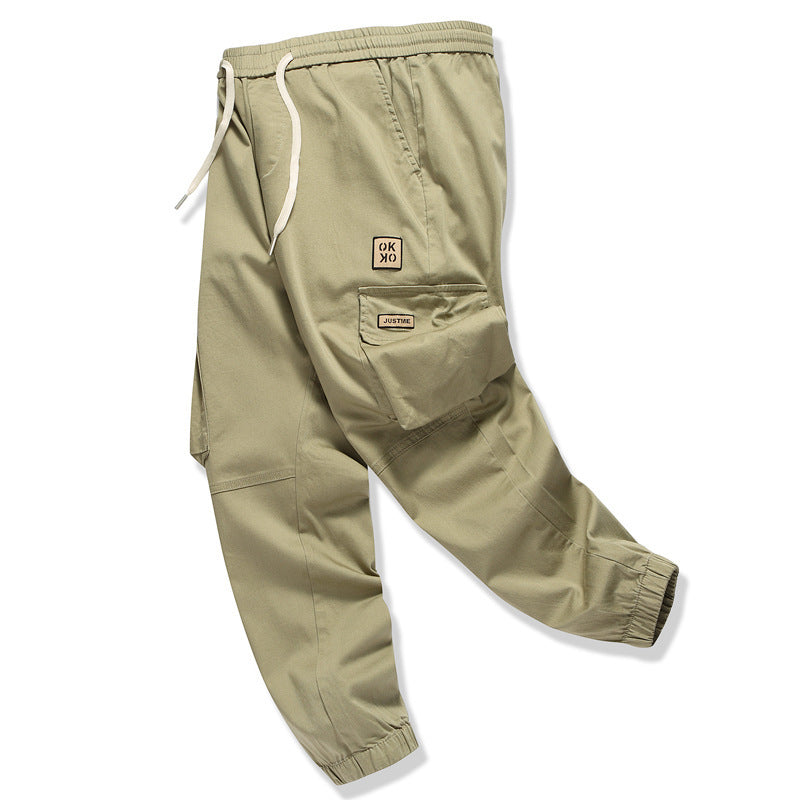 Men’s Fashionable Casual Multi-Bag Utility Pants