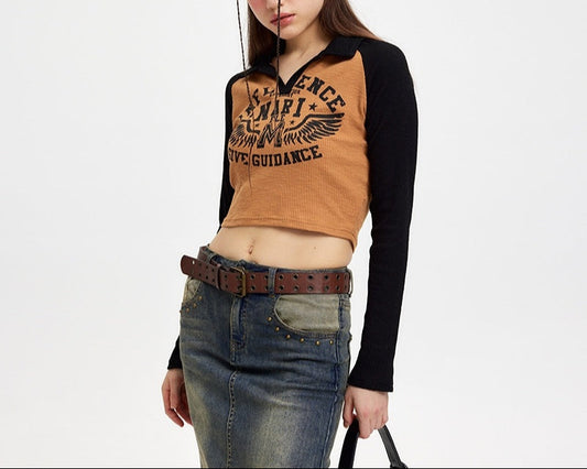 Women’s Raglan Sleeve Top – Casual Comfort with Sporty Style