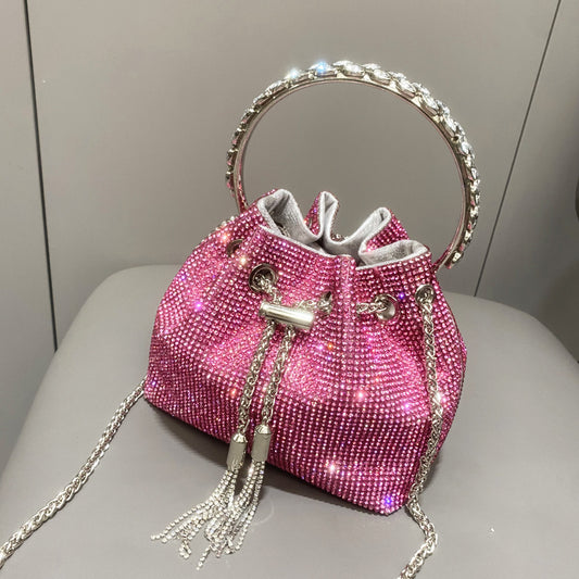 Luxury Shiny Diamond Handbag for Women | Elegant European & American Evening Purse
