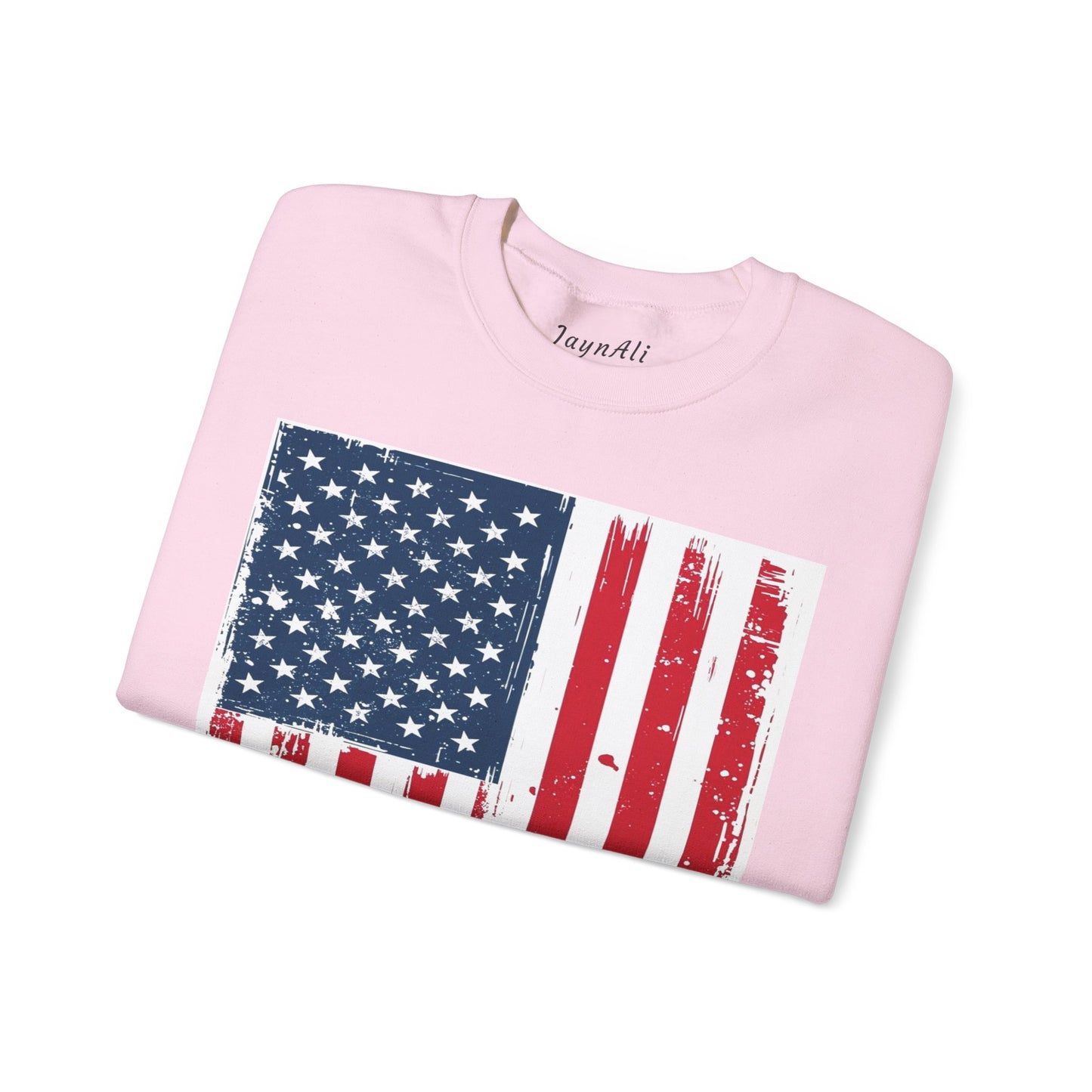 USA Flag Unisex Heavy Blend™ Crewneck Sweatshirt
