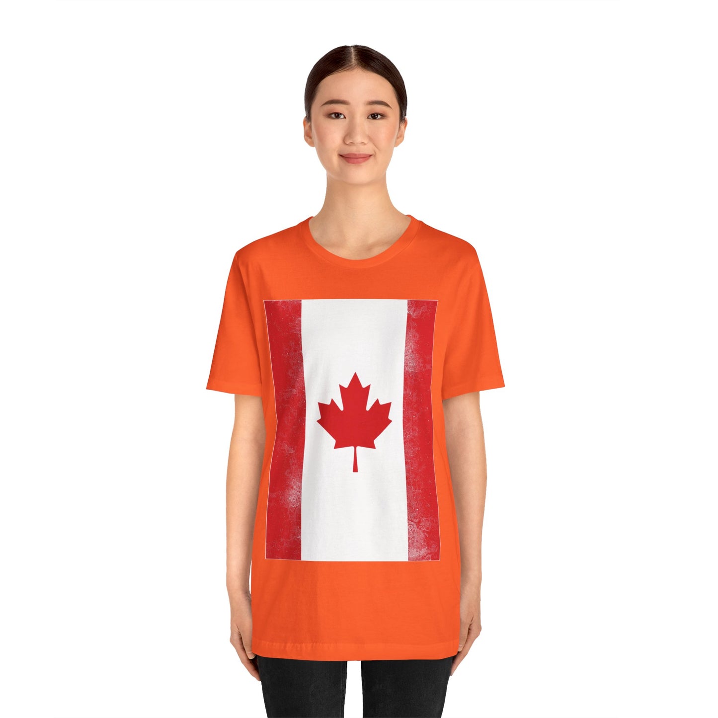 Canada Flag Unisex Jersey Short Sleeve Tee