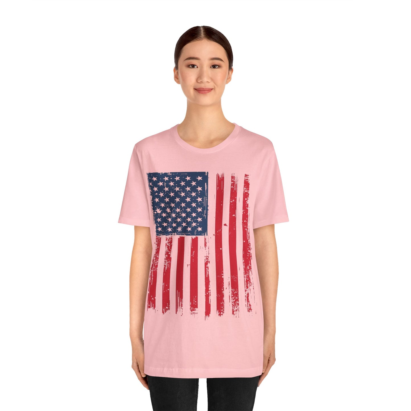 Patriotic Unisex Tee - Grunge American Flag Shirt, Independence Day Apparel, July 4th Celebration, Casual Summer Wear, Gift for [...]