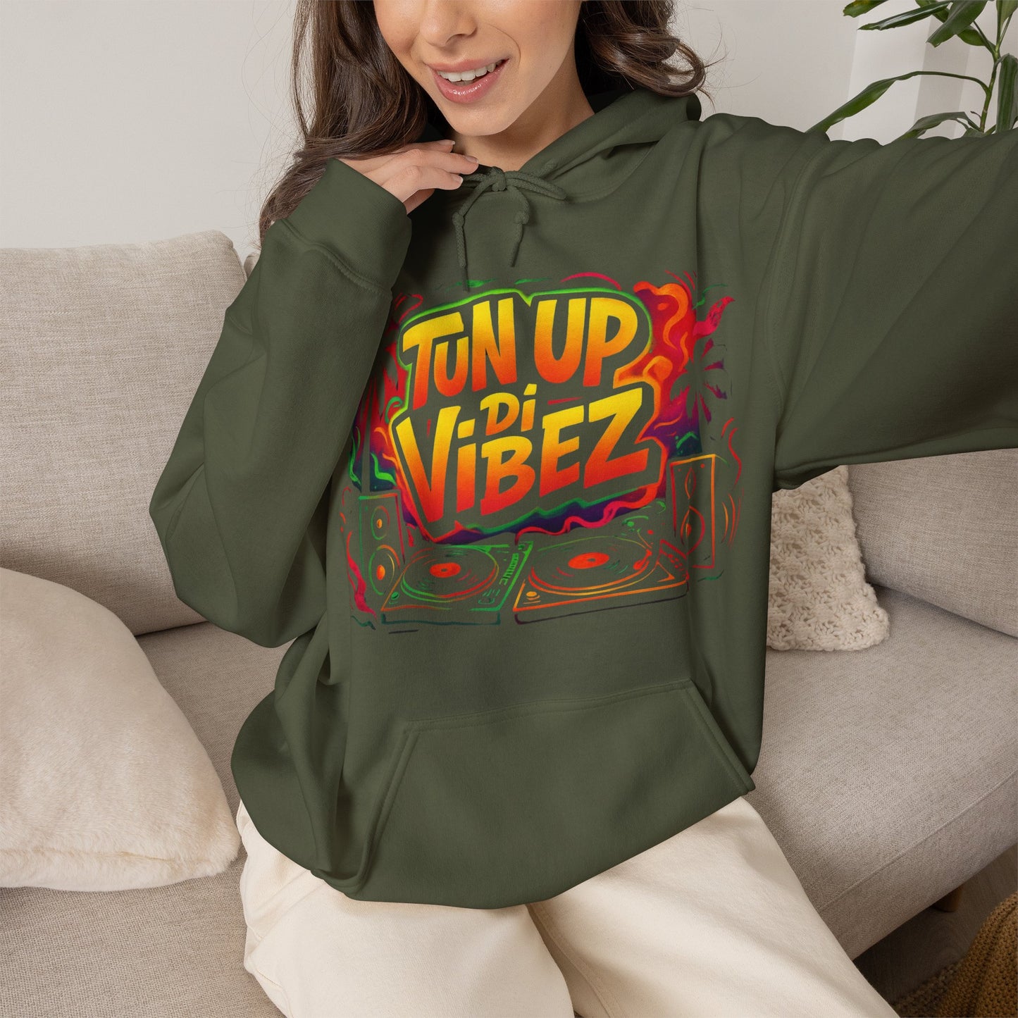 Tun Up Di Vibez Hoodie
